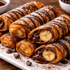 Lumpia Goreng Pisang Coklat Lumer Bikin Nagih Setiap Gigitan!