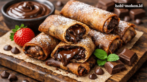 lumpia goreng pisang coklat lumer
