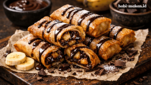 lumpia goreng pisang coklat lumer